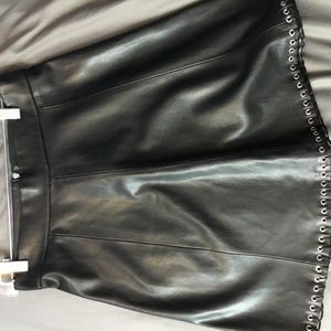Zara faux leather skirt